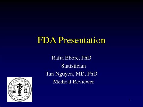 Ppt Fda Presentation Powerpoint Presentation Free Download Id 6791425