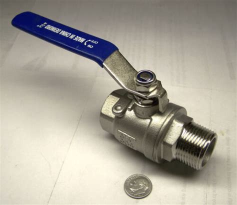 Dernord 1000 3 4 304 Wog New 304 Ss 3 4 Male X Female Npt Ball Valve 2