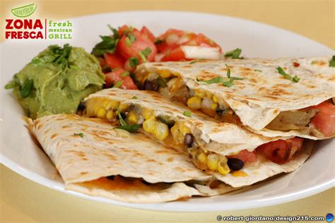 Quesadillas at Zona Fresca - Food Photography