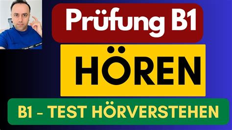 B1 Prüfung Teil Hörverstehen DTZ TELC B1 Hören Test B1 GAST