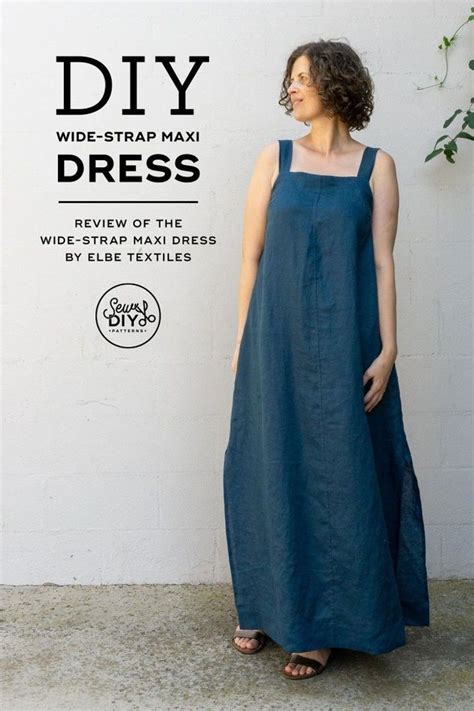 Diy Linen Maxi Dress—review Of The Wide Strap Maxi Dress By Peppermint