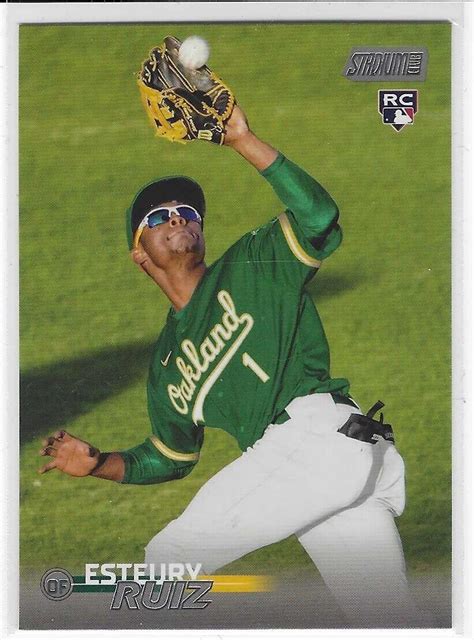 2023 Esteury Ruiz Topps Stadium Club RC Rookie Card Oakland Athletics