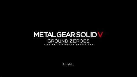 Mgs V Ground Zeroes Post Credits Cutscene Youtube