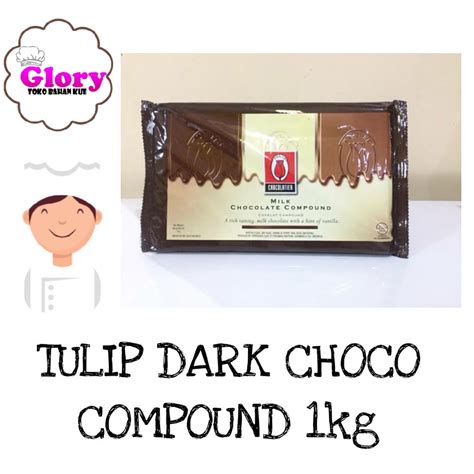 Jual Tulip Dark Chocolate Compound Kg Coklat Batang Shopee Indonesia