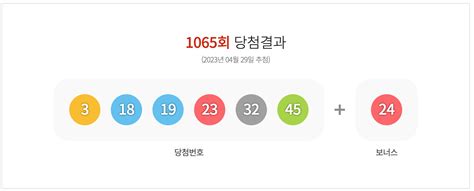 1065회 로또 당첨번호 로또 1065회 1등 및 2등 당첨 지역 판매점 실수령 당첨금액 로또당첨번호조회 복권 Zip 개꿀로또