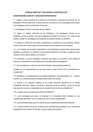 Examen Trabajo Práctico 4 TP4 Estrategia 95 Trabajo Práctico 4