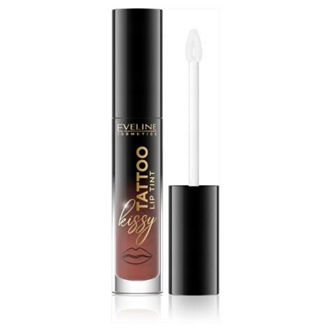 EVELINE Kissy Tattoo Lip Tint Pomadka 05 Nude Peach 5903416016748 Cena Opinie Pomadki