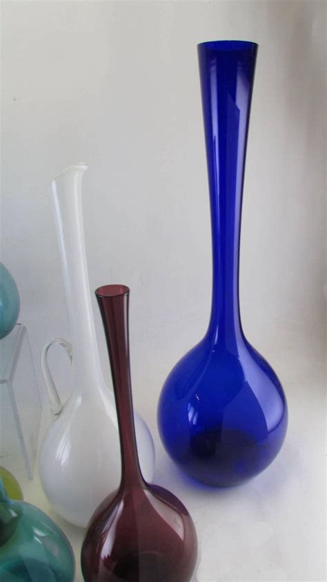 Collection Of 19 Mid Century Modern Swedish Blown Glass Vases At 1stdibs