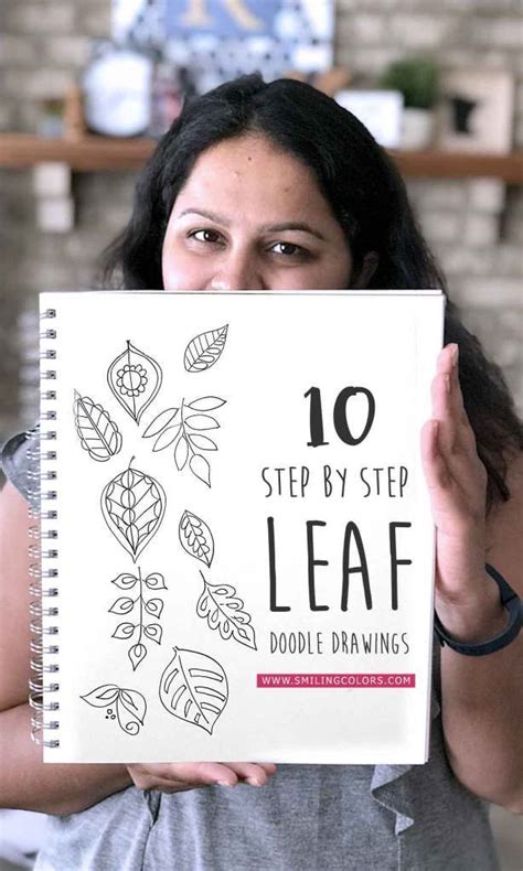 10 leaf drawing step by step tutorials – Artofit