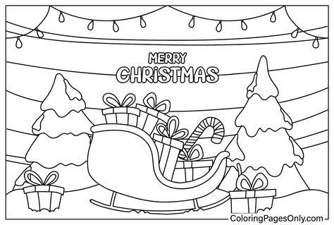 22 Christmas Wallpaper Coloring Pages