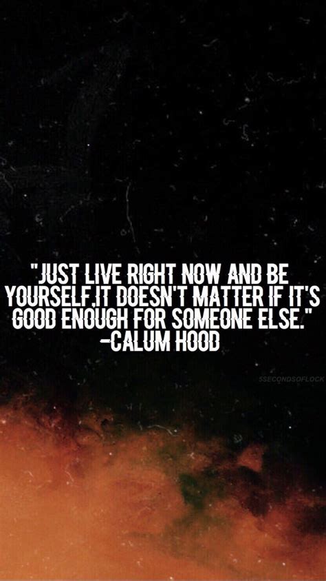 Pin By Sage On 5 Seconds Of Summer 5sos Quotes 5sos Singer Quote