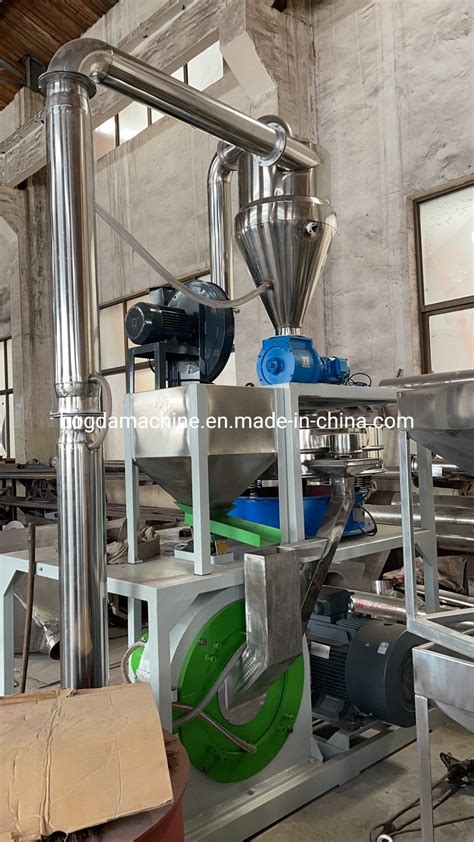 Disc Type Waste Recycling Abs Hdpe Ldpe Lldpe Pp Pulverizing Machine