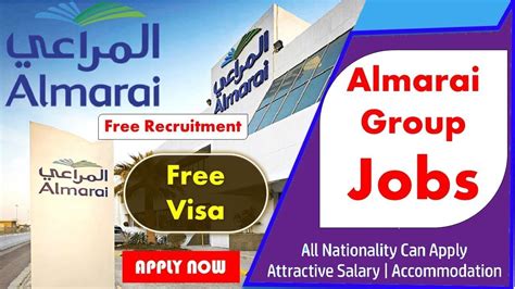 Almarai Company Jobs In Dubai And Saudi Arabia Youtube