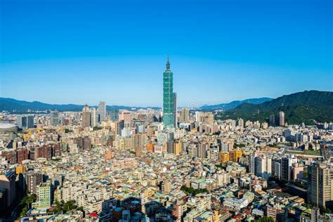 Cidade Bonita De Taipei Da Constru O Da Arquitetura Imagem De Stock