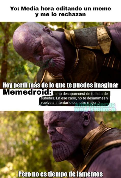 Top Memes De Thanos En Espa Ol Memedroid