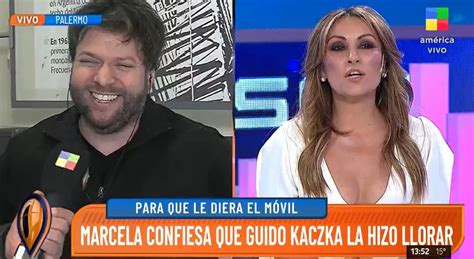 Marcela Tauro Y Una Reacción Impensada Ante Guido Kaczka Que Le Negó