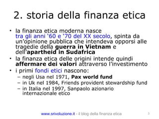 Finanza Etica PPT