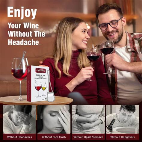 Snapklik.com : Wine Filters Sulfites Histamines Purifier Wands: May