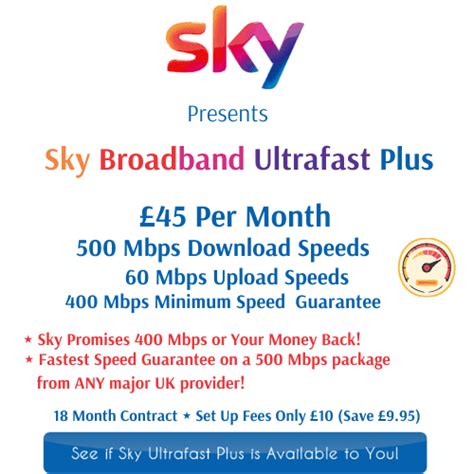 Sky Ultrafast Plus Deals London Broadband