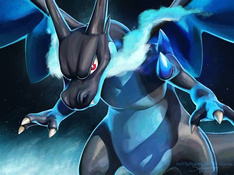 Mega Charizard X By Sylfeanne On Deviantart