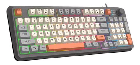 Teclado K82 Gamer Rgb Light Hot swap 94 Teclas Para Not Meses sin interés