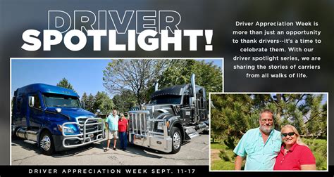 Driver Spotlight Chuck England Logistics