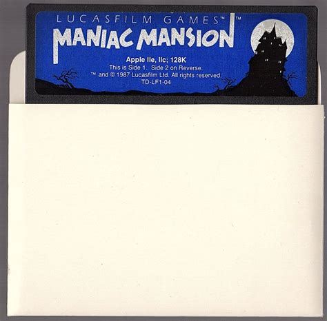 Maniac Mansion 1987 Box Cover Art MobyGames