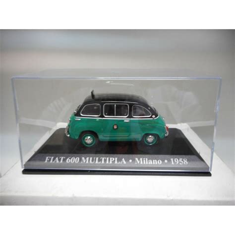 Fiat Multipla Taxi Milano Altaya Ixo Hard Box Bcn Stock