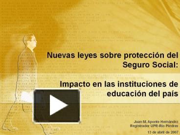 PPT Nuevas Leyes Sobre Protecci PowerPoint Presentation Free To