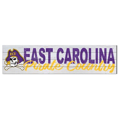 ECU Pirates 10'' x 40'' Logo Sign