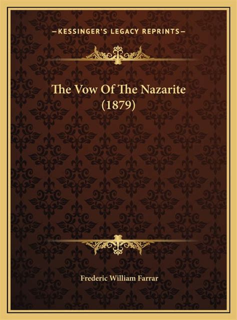 The Vow Of The Nazarite (1879) (Hardcover) - Walmart.com