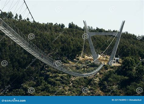 View of Arouca 516 Suspension Bridge in the Municipality of Arouca ...