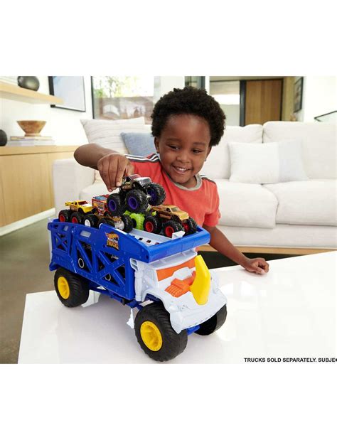 Hot Wheels Monster Trucks Rhino Rig Vehicle Leksaksfordon Boozt