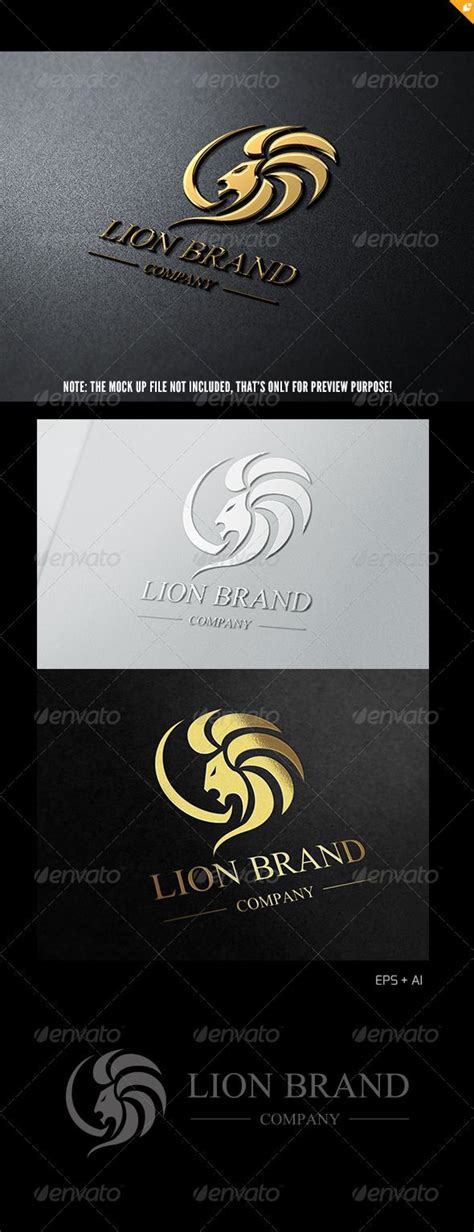 Lion Brand Logo 1 | Lion brand, Business logo design, Modern logotype ...