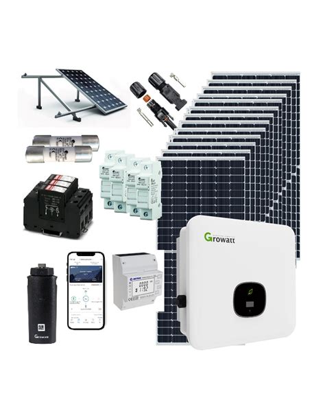 Neogare Kit Solar Growatt Trif Sico H Brido W