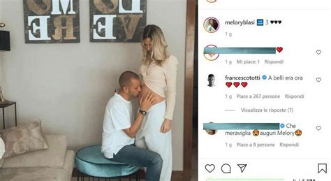 Francesco Totti Il Lieto Evento Primo Figlio Per Melory Blasi La