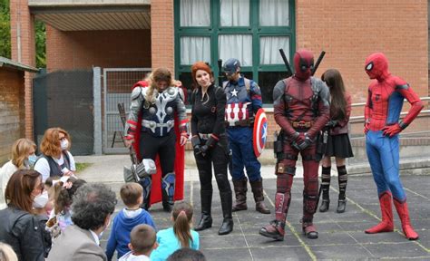 Gli Avengers Alla Scuola Dell Infanzia Stefani Di Marghera Per La