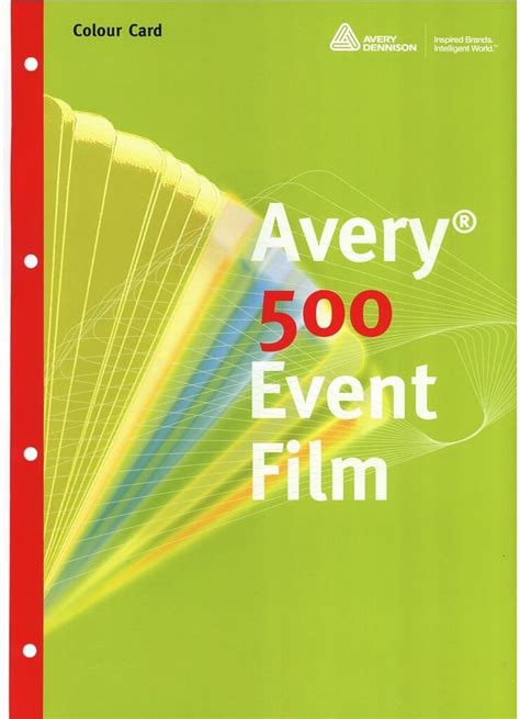 Avery 500 Event Film - Wzornik - ?PLEXIPOL! Blog ? - Tworzywa sztuczne ...
