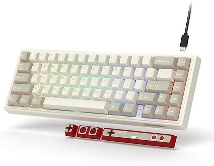 Amazon Womier VK Retro Keyboard Percent Keyboard With Hot Swappable Wired
