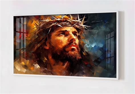 Quadro Jesus Cristo Abstrato Elo Produtos Especiais