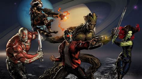 Guardians Of The Galaxy Hd Comic Wallpaper