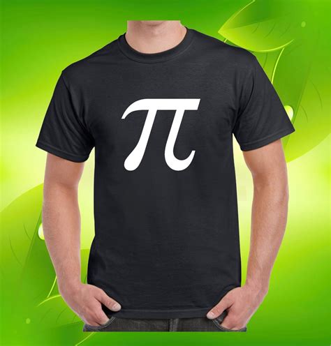 Pi Symbol T Shirt π Mathematics Arithmetic Constant Sign Maths Lovers