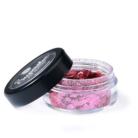 Superstar Biodegradable Face Body Glitter Rose Pink Chunky Mix