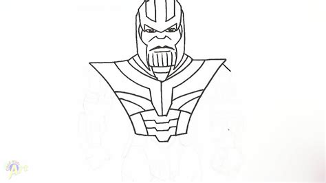 How To Draw Thanos In Fortnite Avengers