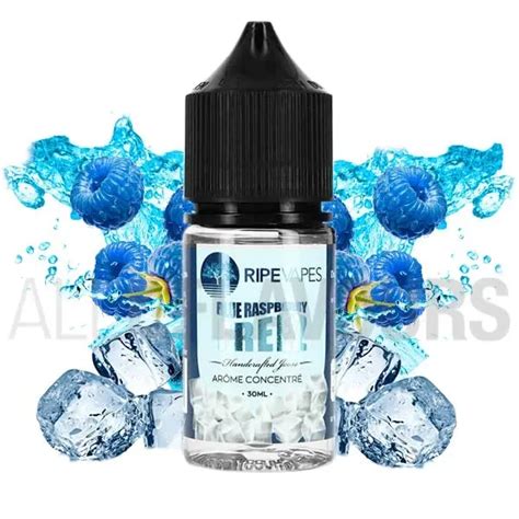 Aroma Blue Raspberry Freeze 30 Ml Ripe Vapes Online All4flavours