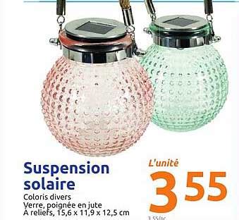 Promo Suspension Solaire Chez Action Icatalogue Fr