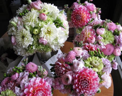 Bel Fiore Blog: Gorgeous Dahlia Bouquets!