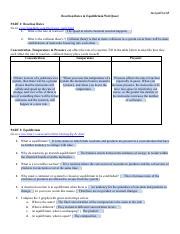 Copy Of Equilibrium WebQuest Pdf Jacqueline M Reaction Rates