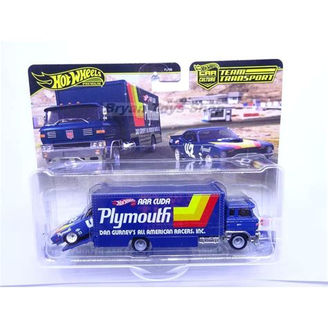 Hot Wheels Team Transport Plymouth Aar Cuda Sakura Sprinter Shopee Malaysia