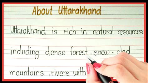 Essay On Uttrakhand In English Facts About Uttarakhand Short Note